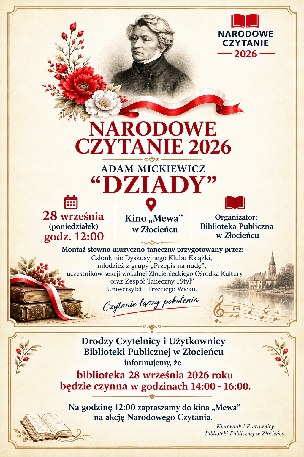 Plakat Narodowe Czytanie